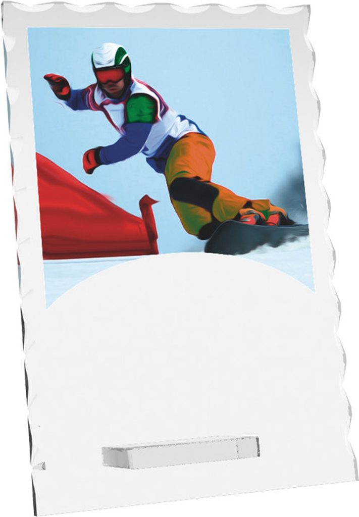 Skleněná trofej CRS4244M8 | Snowboard