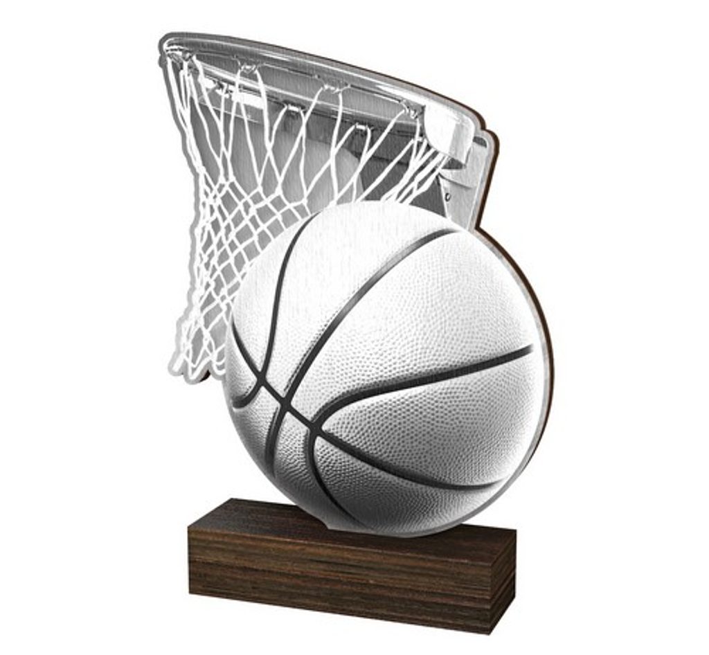 Dřevěná plaketa WF020 | Basketball
