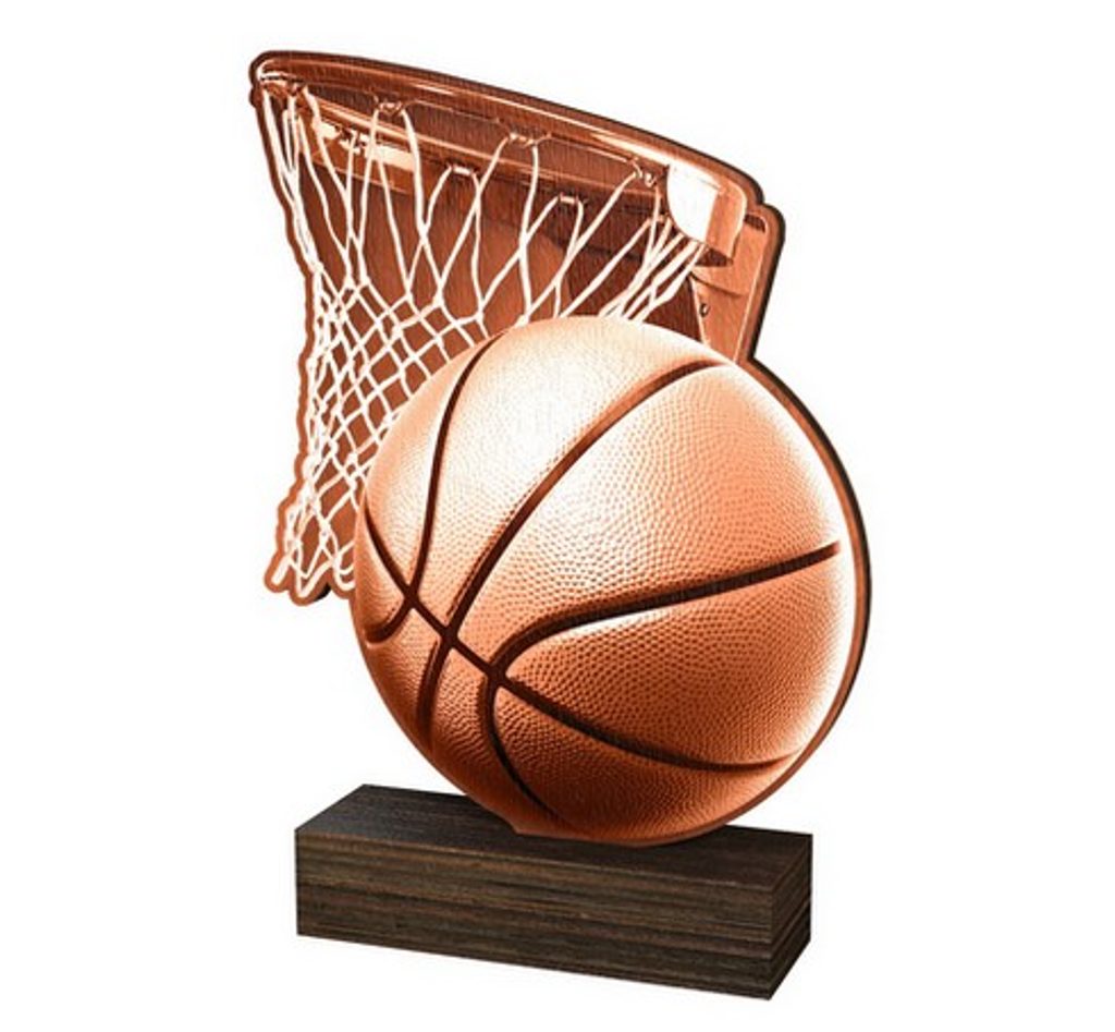 Dřevěná plaketa WF021 | Basketball