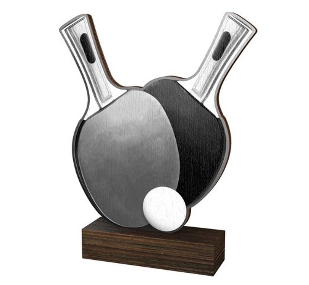 Dřevěná plaketa WF040 | Stolní tenis