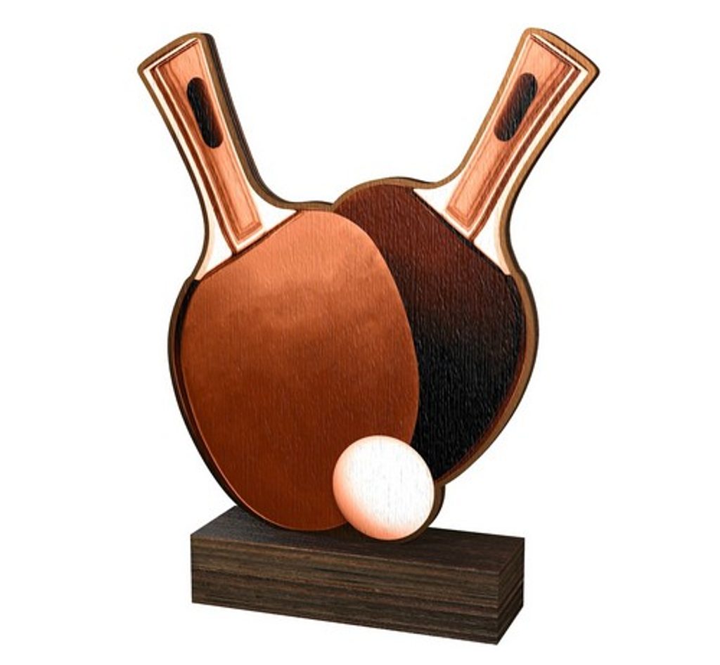 Dřevěná plaketa WF041 | Stolní tenis