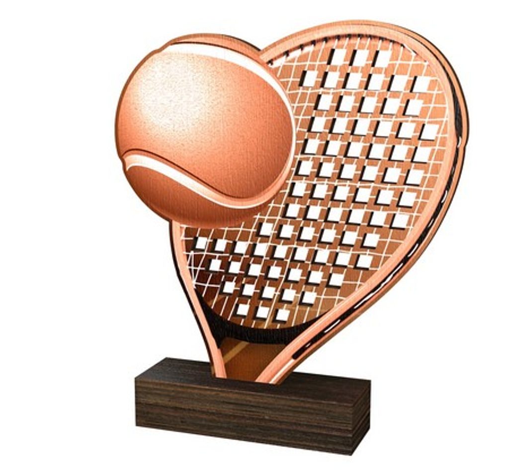 Dřevěná plaketa WF049 | Tenis
