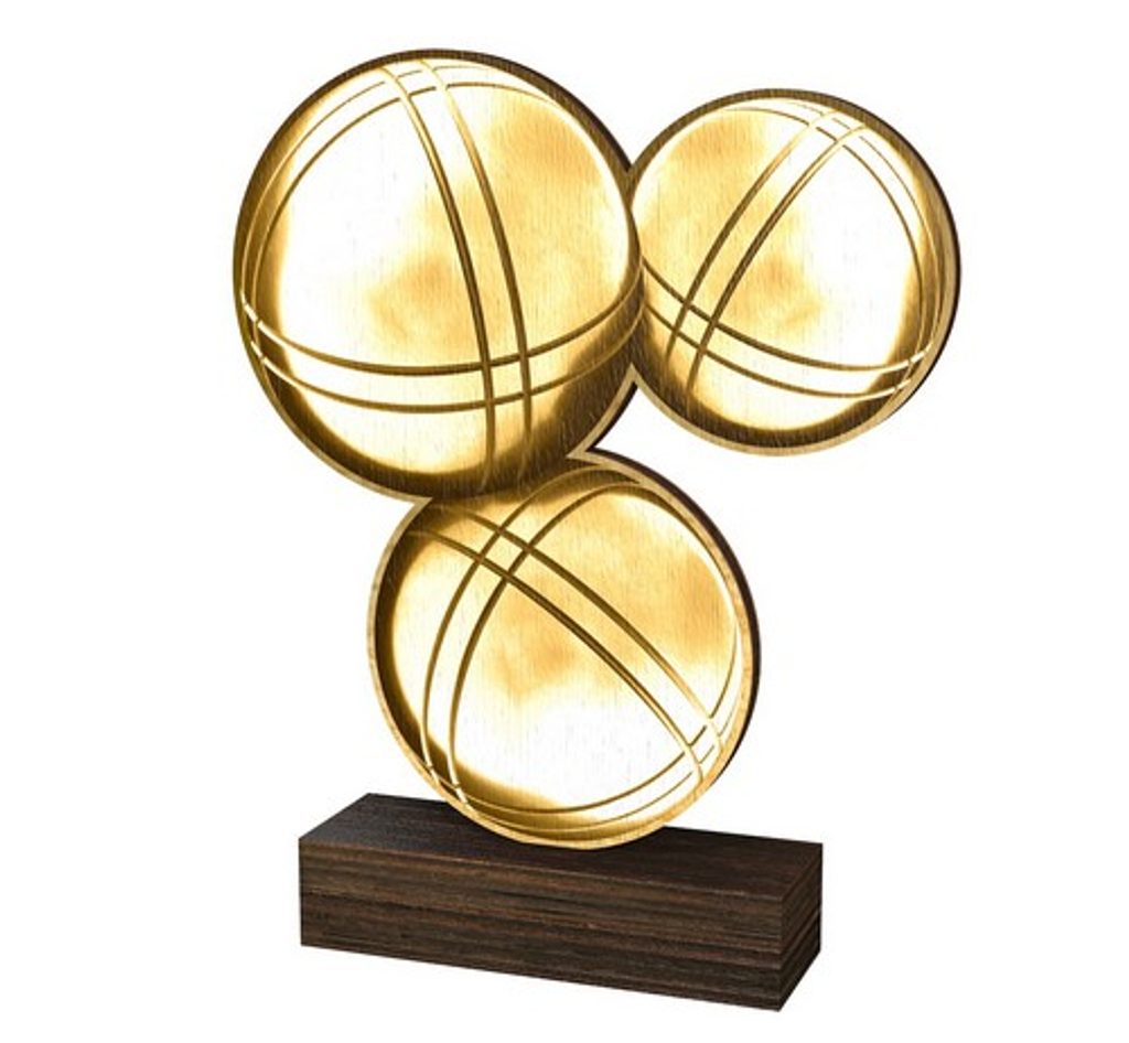 Dřevěná plaketa WF083 | Petanque