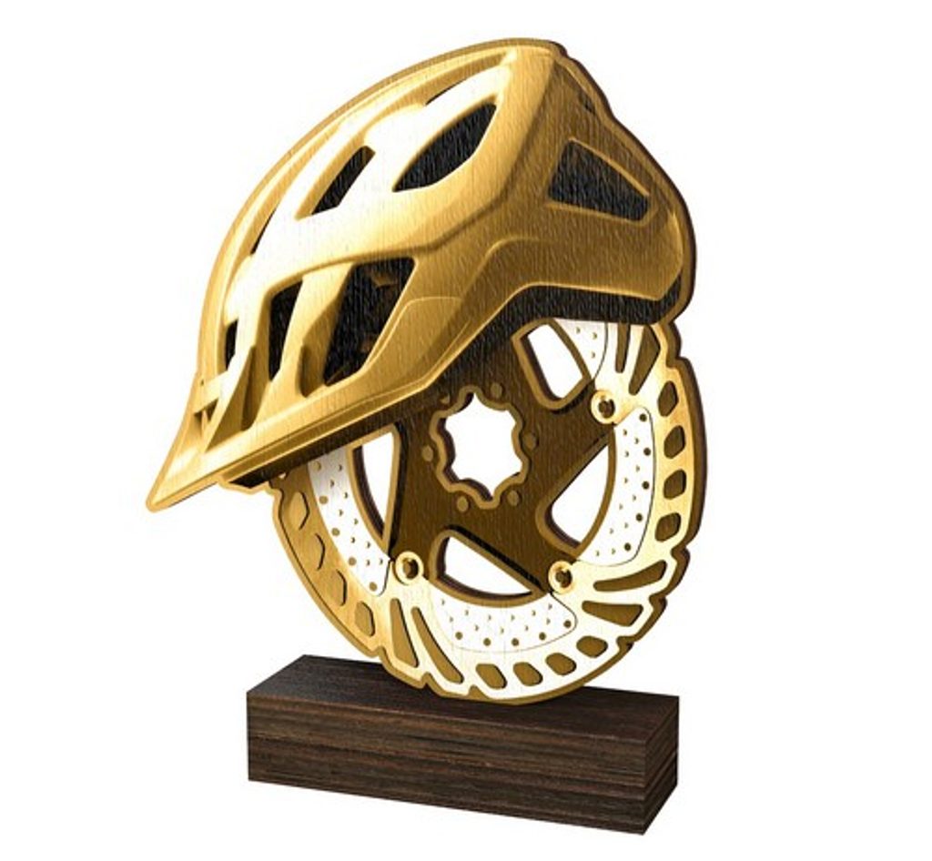 Dřevěná plaketa WF107 | Cyklistika