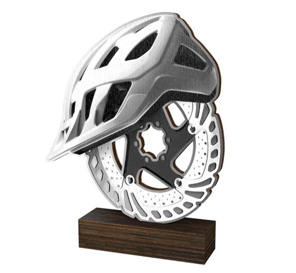 Dřevěná plaketa WF108 | Cyklistika