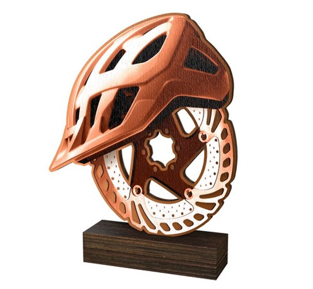 Dřevěná plaketa WF109 | Cyklistika