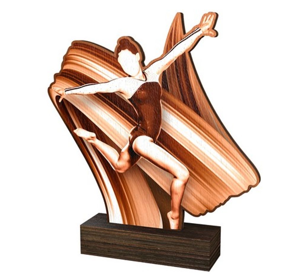 Dřevěná plaketa WF173 | Gymnastika