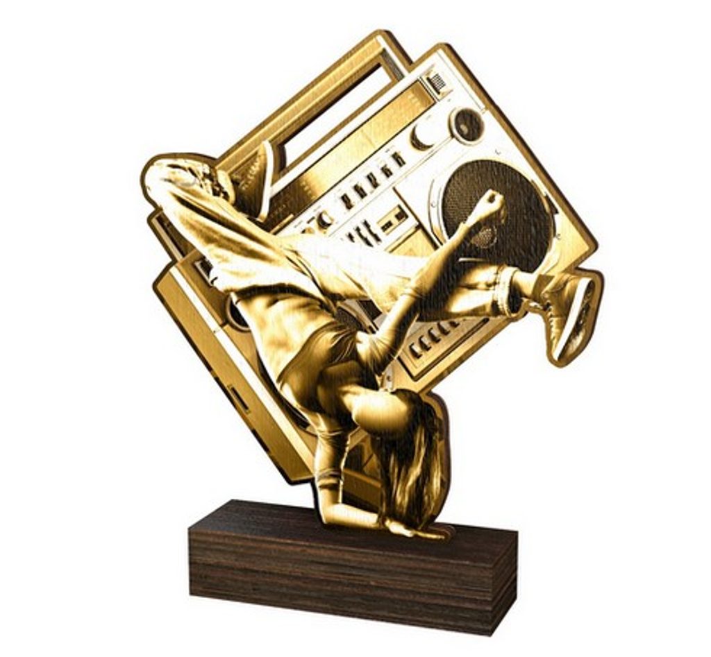 Dřevěná plaketa WF195 | Tanec