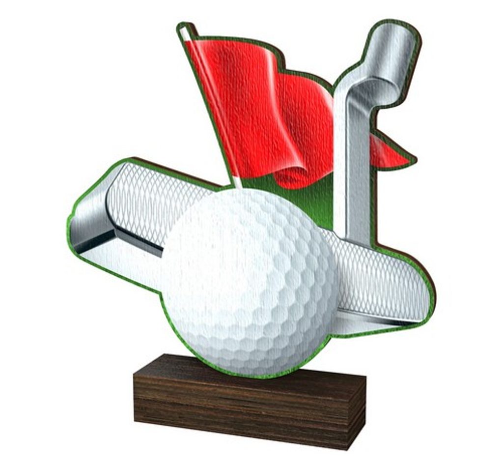Dřevěná plaketa WF226 | Golf
