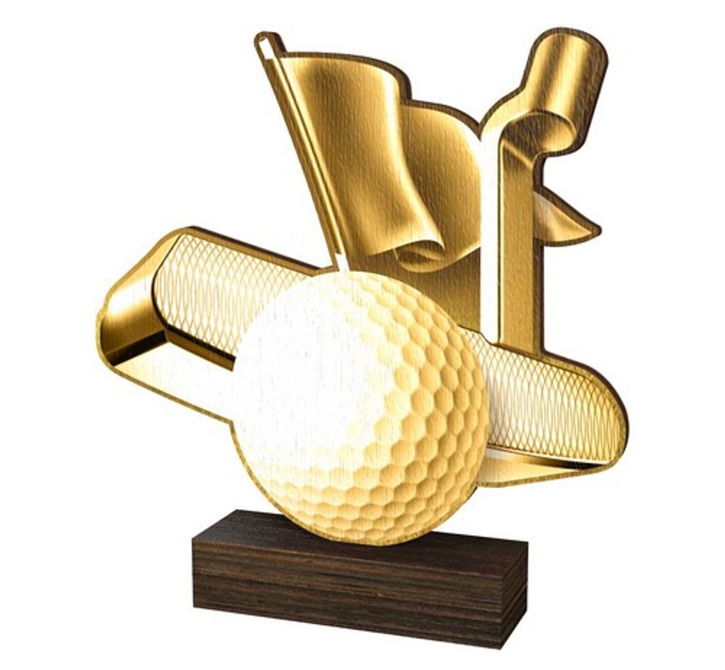 Dřevěná plaketa WF227 | Golf