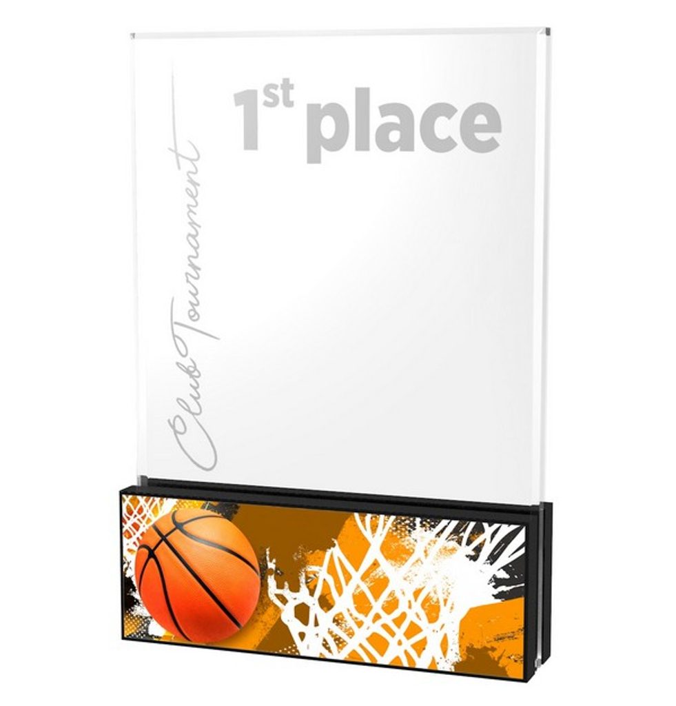 Akrylátová trofej APLA200M01 | Basketball