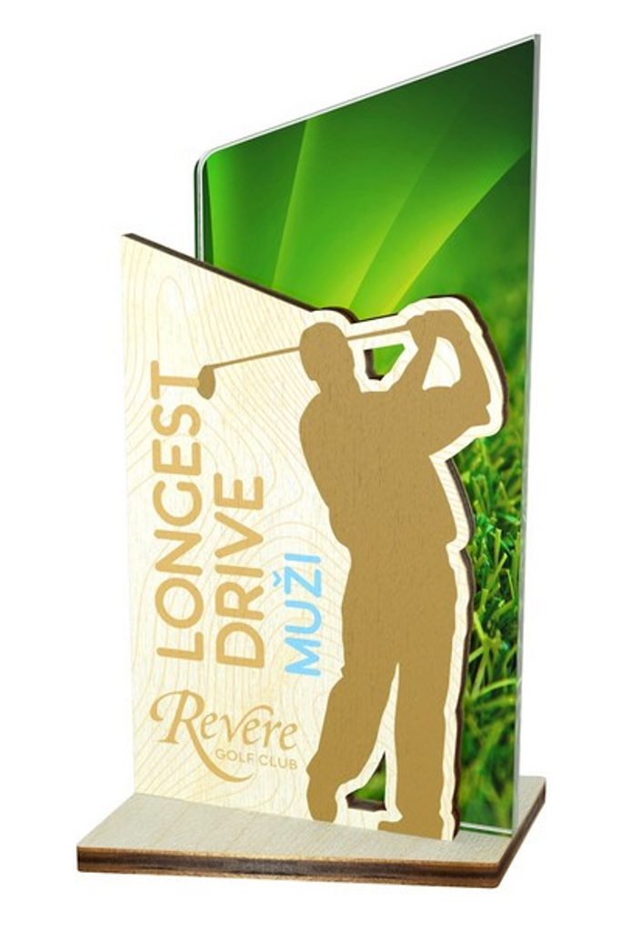 Akrylátová trofej APLA0012M02 | Golf
