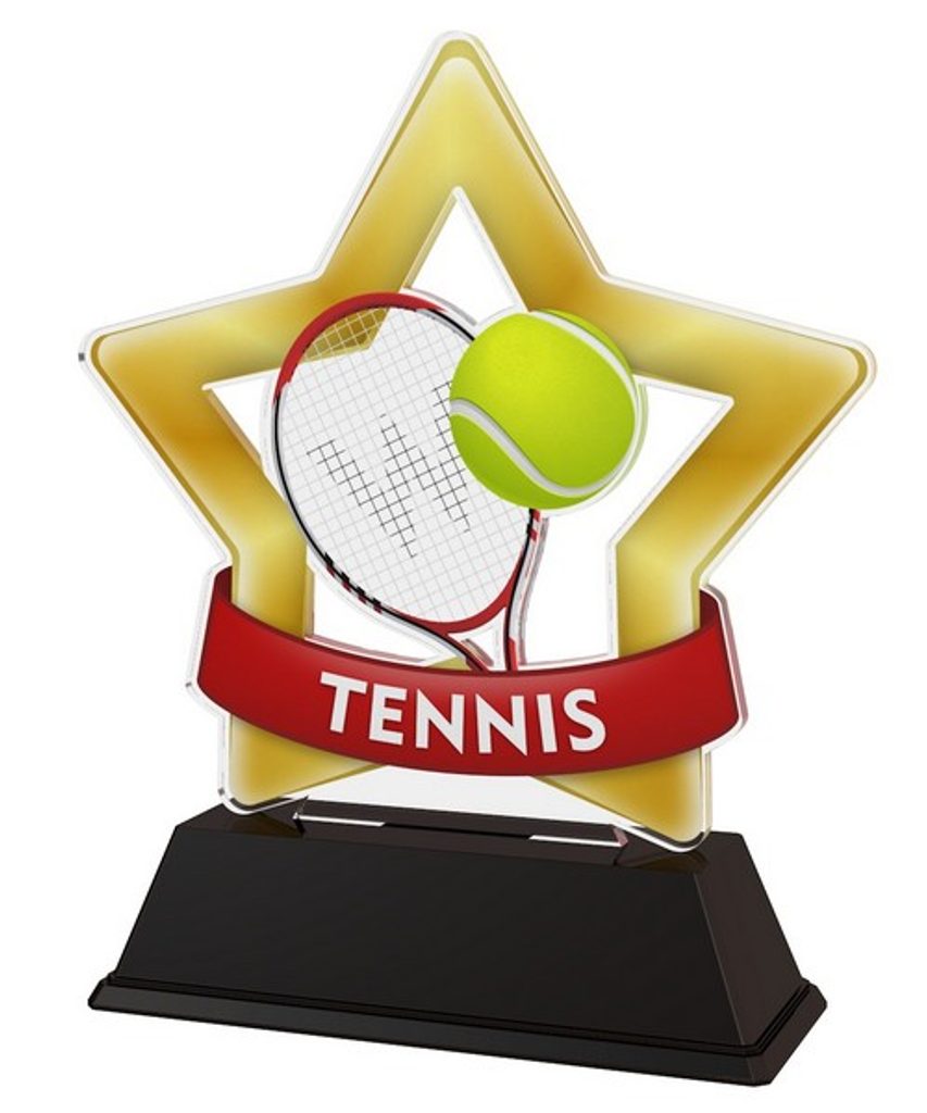Akrylátová trofej STAR001M03 | Tenis