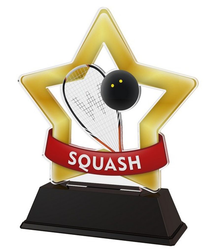 Akrylátová trofej STAR001M05 | Squash