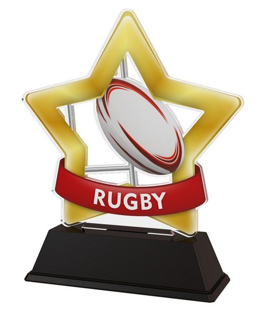 Akrylátová trofej STAR001M07 | Rugby