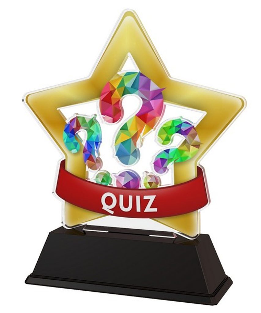 Akrylátová trofej STAR001M76 | Quiz