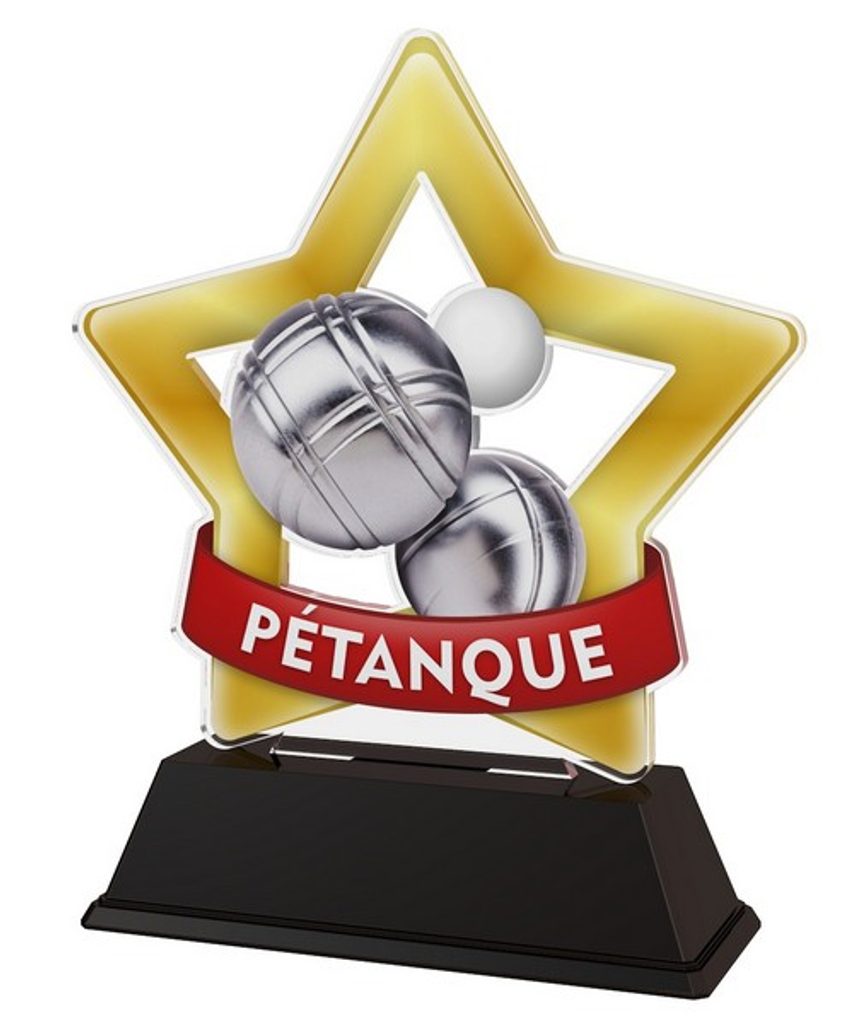 Akrylátová trofej STAR001M93 | Petanque