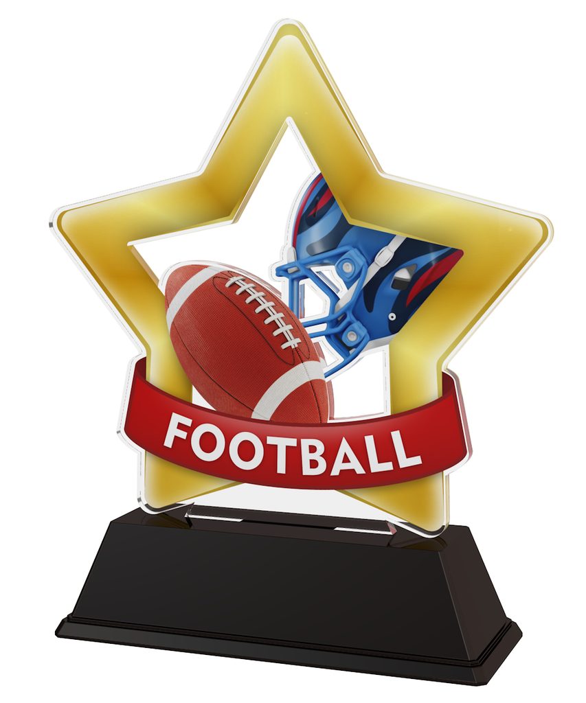 Akrylátová trofej STAR001M97 | Americký fotbal