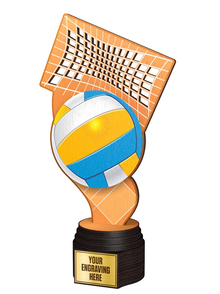 Dřevěná trofej ACTCW023 | Volejbal