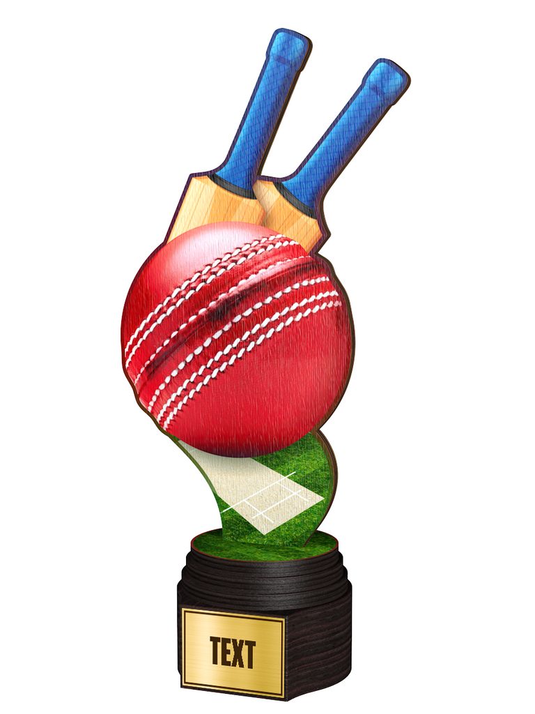 Dřevěná trofej ACTCW038 | Cricket