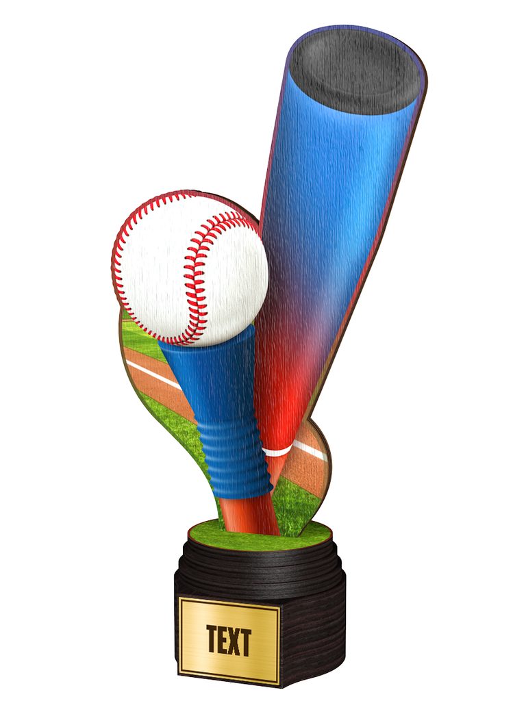 Dřevěná trofej ACTCW051 | T-Ball