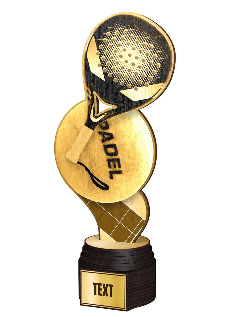Dřevěná trofej ACTCWR058 | Padel