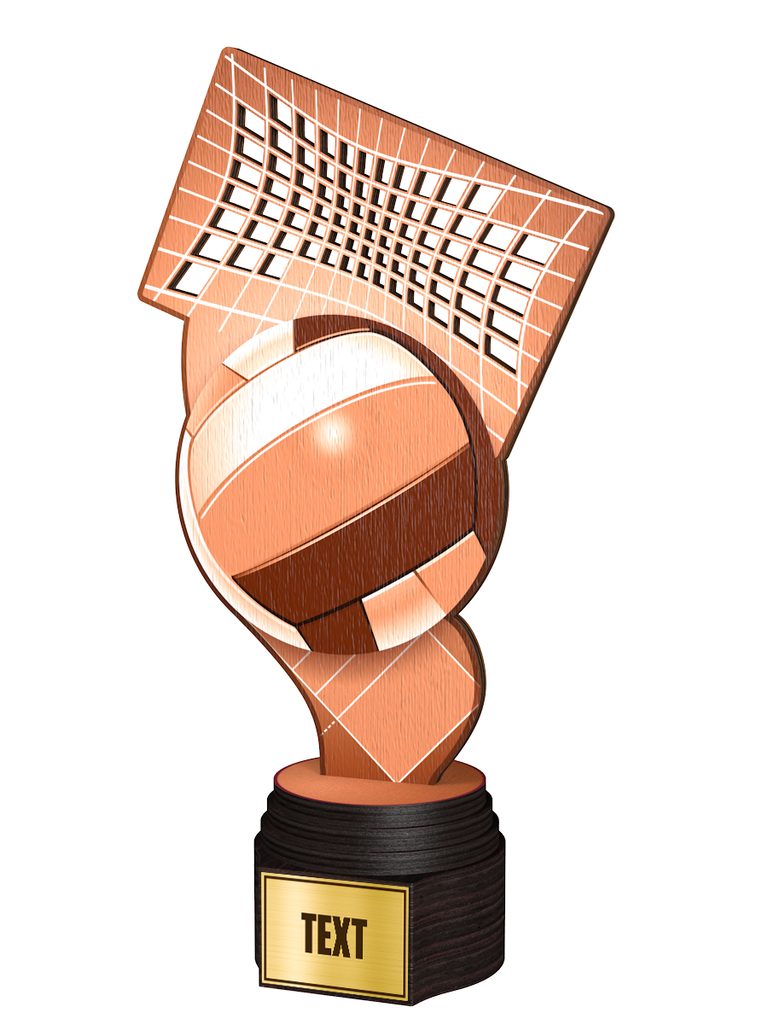 Dřevěná trofej ACTCWR066 | Volejbal