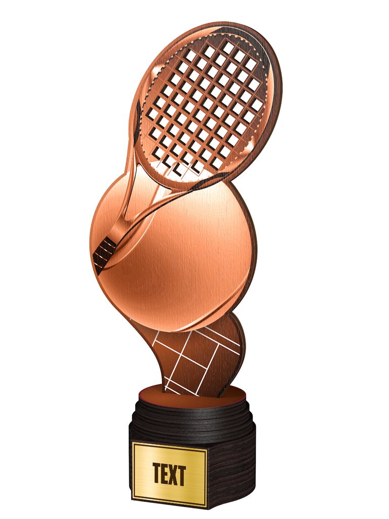 Dřevěná trofej ACTCWR090 | Tenis