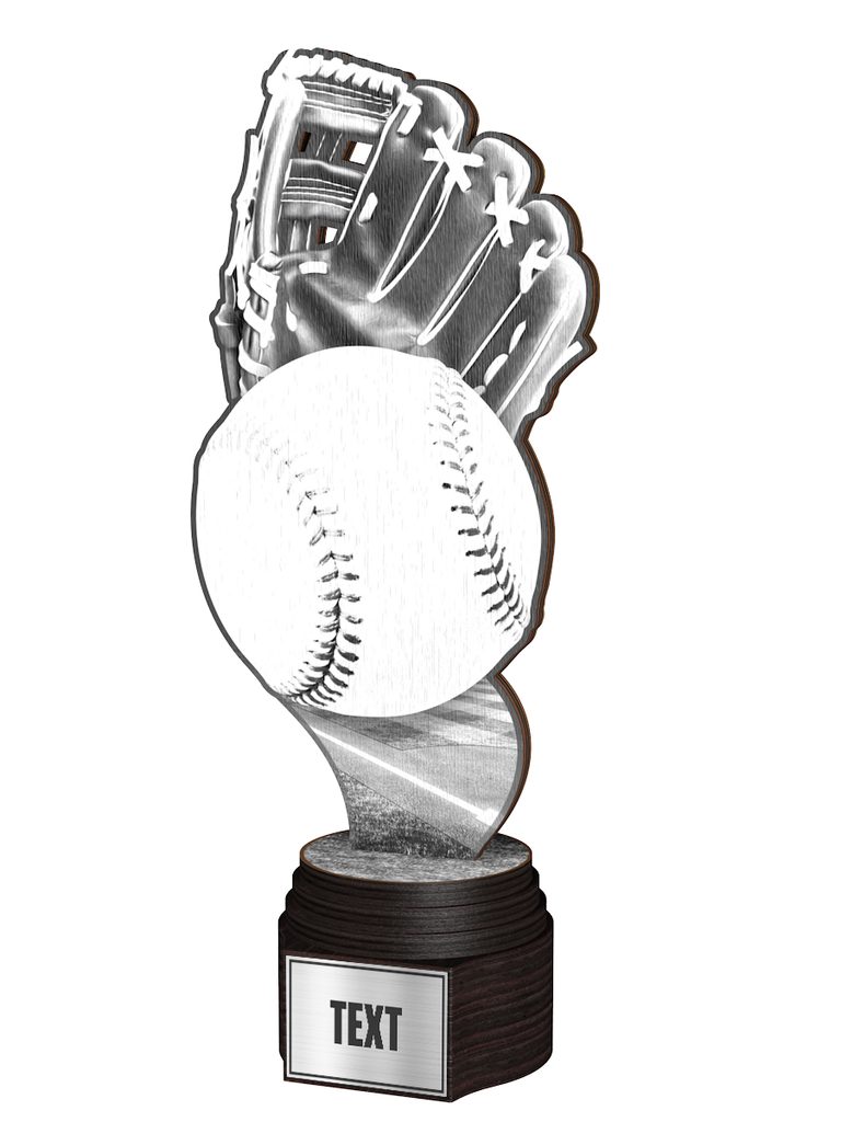 Dřevěná trofej ACTCWR092 | Baseball