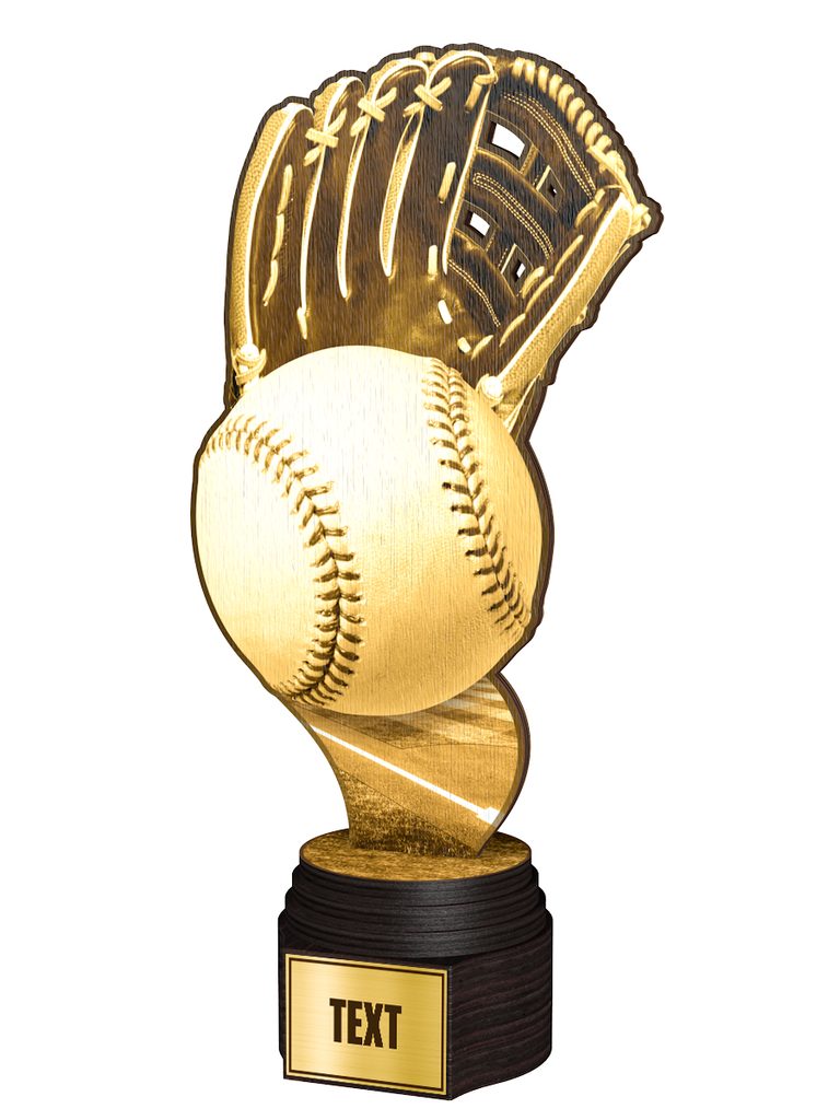 Dřevěná trofej ACTCWR094 | Baseball