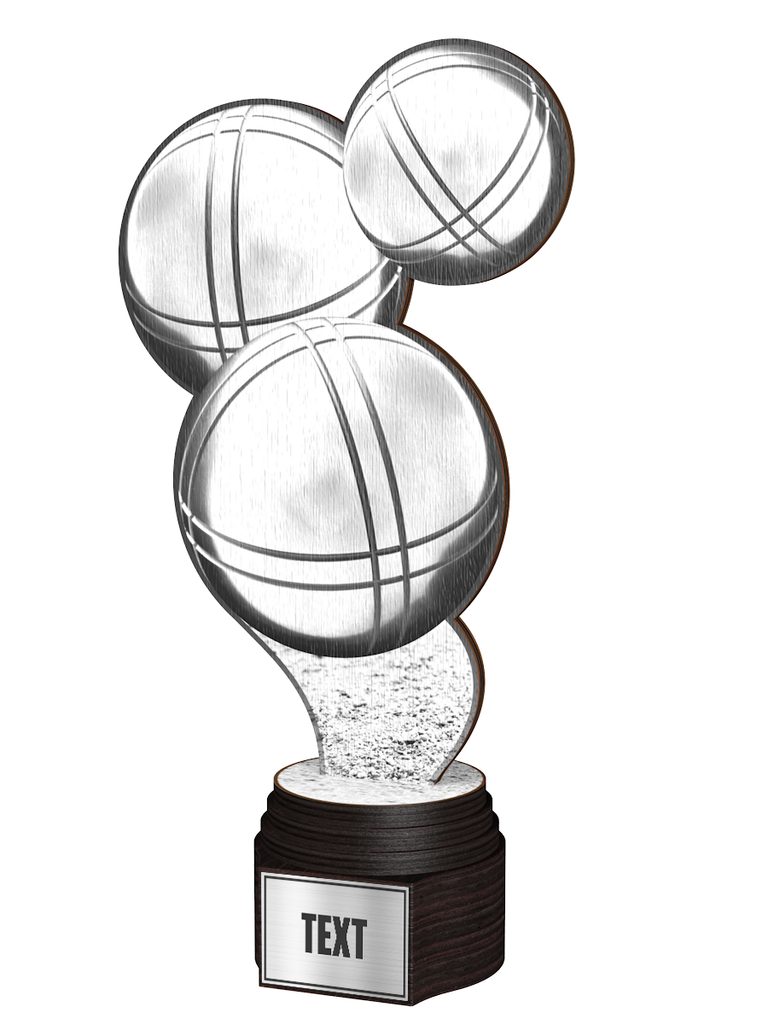 Dřevěná trofej ACTCWR122 | Petanque