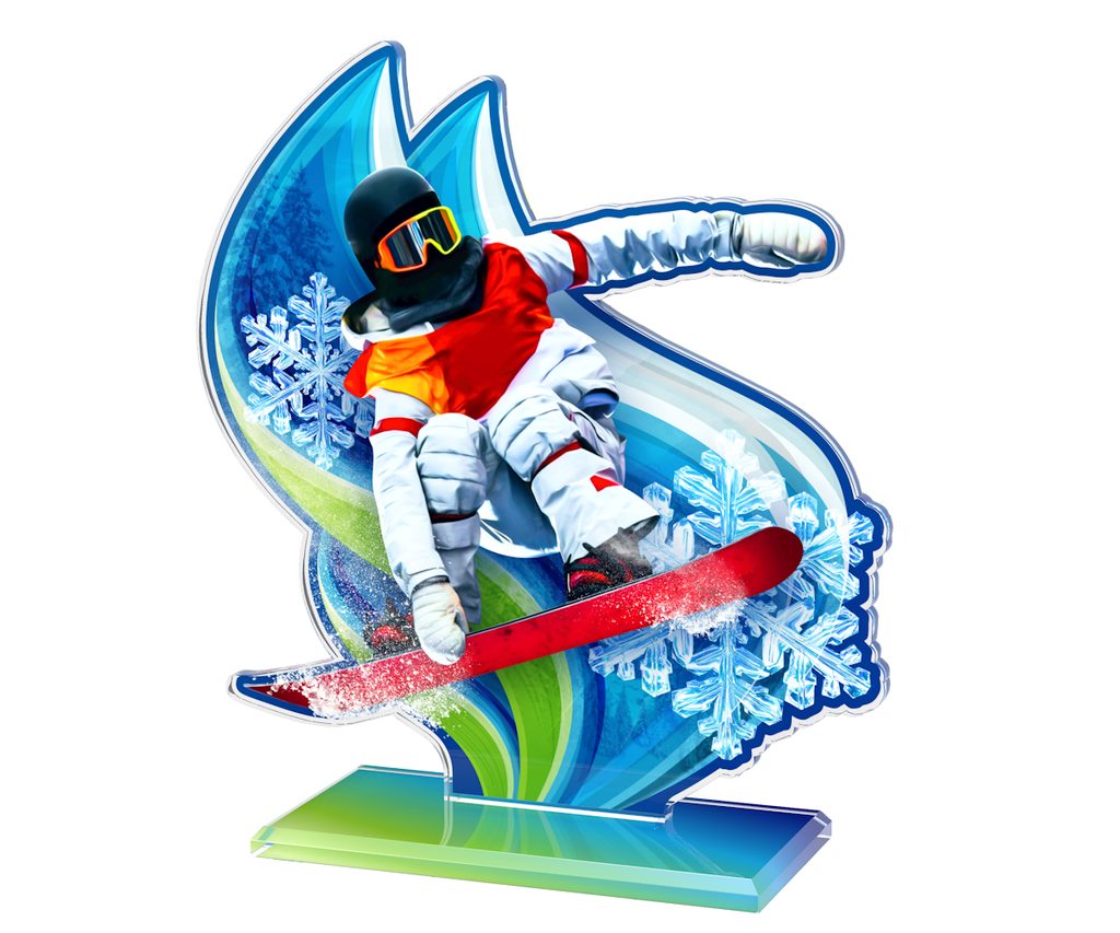Akrylátová trofej AWF M70 | Snowboard