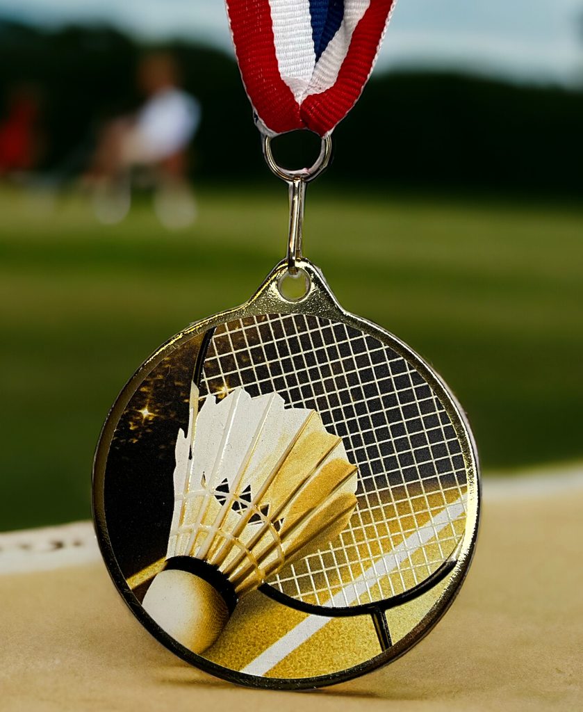 Kovová medaile MDLRMAXM09 | Badminton