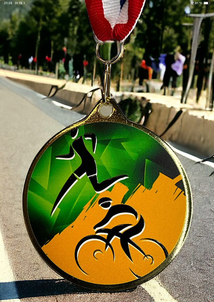Kovová medaile MDLMAXM33 | Duatlon