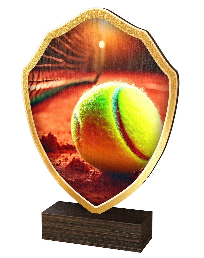 Dřevěná plaketa TFRW013 | Tenis