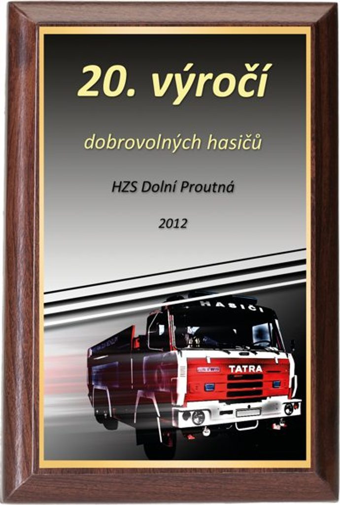 Plaketa PLP3M35 | Hasiči