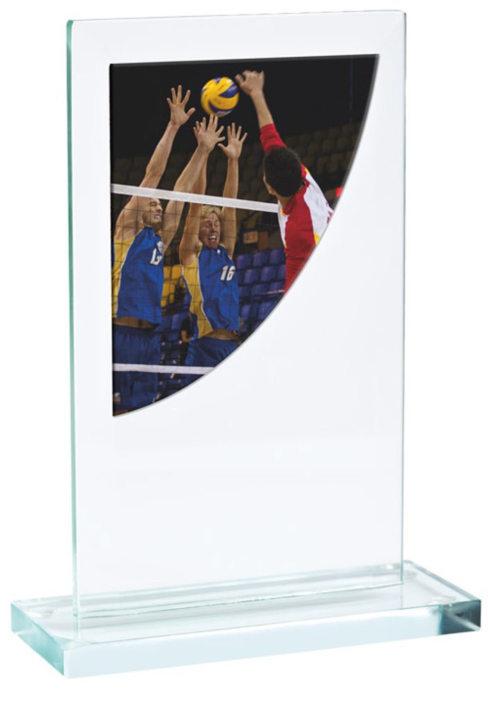 Skleněná trofej CR3061M10 | Volejbal