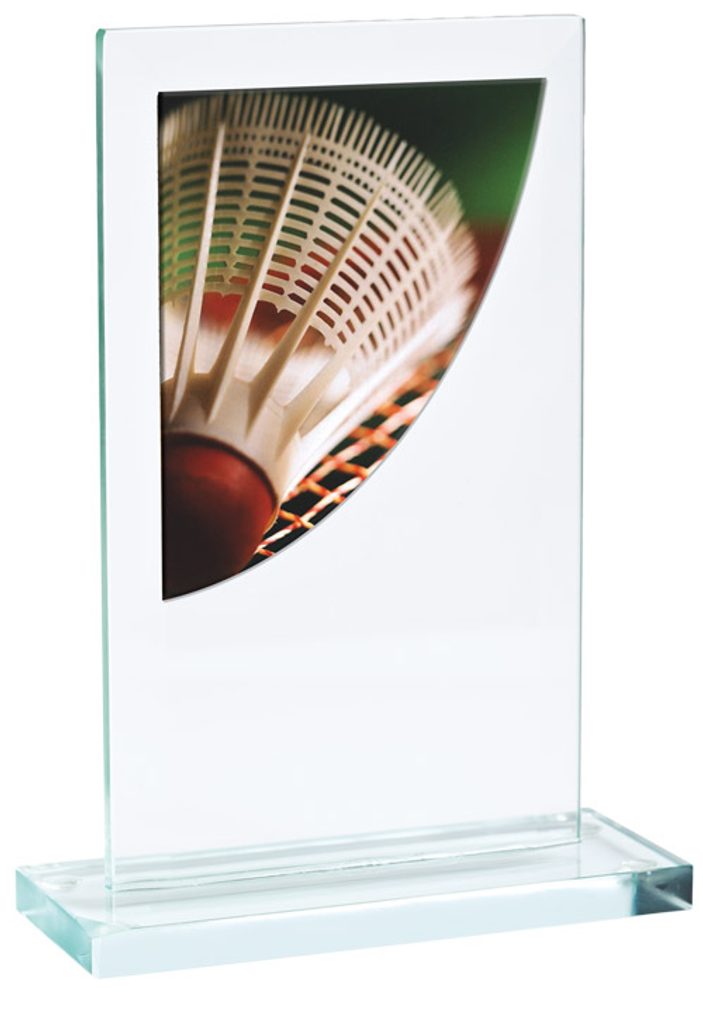 Skleněná trofej CR3061M11 | Badminton