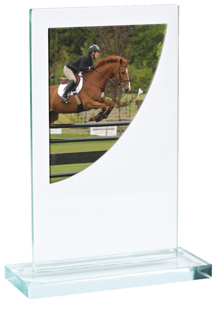 Skleněná trofej CR3061M16 | Jezdectví