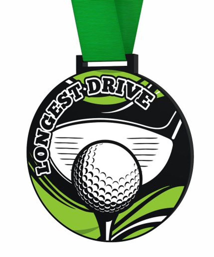 Akrylátová medaile MDAB1M003 | Golf