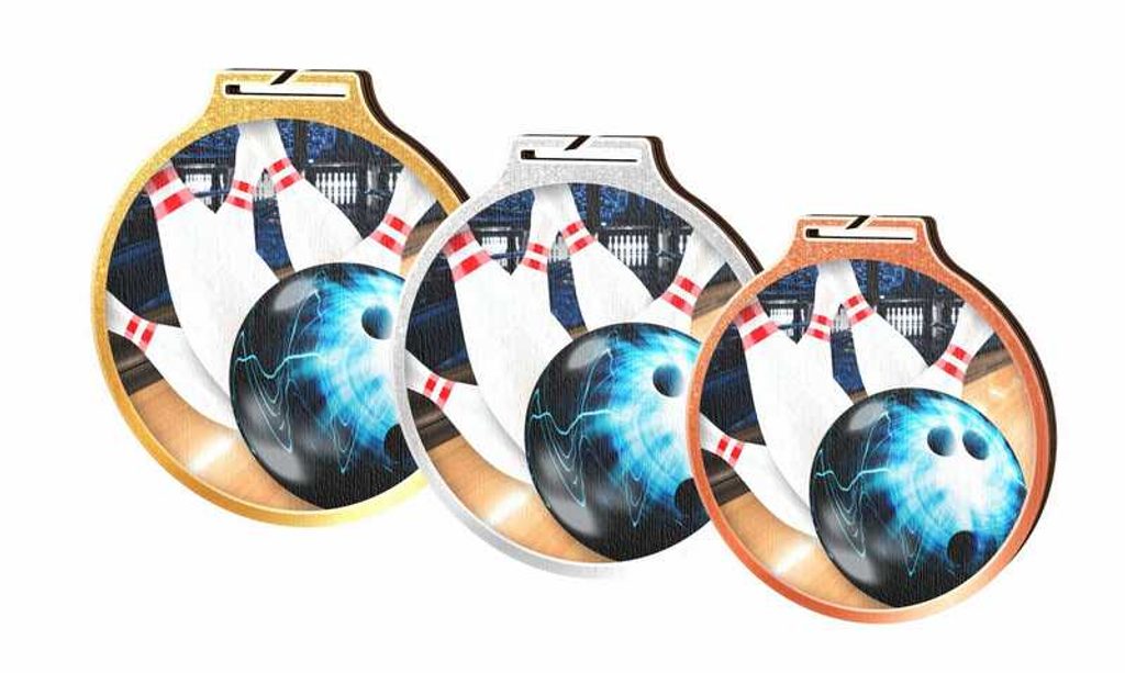 Medaile MDAW002M08 | Bowling