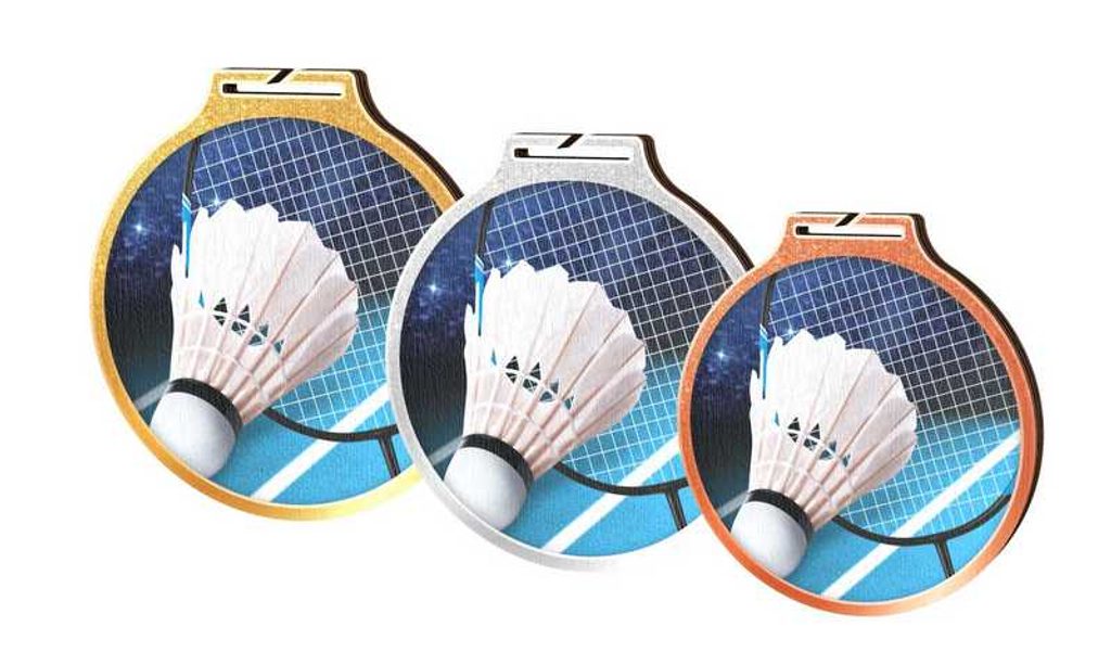 Medaile MDAW002M09 | Badminton