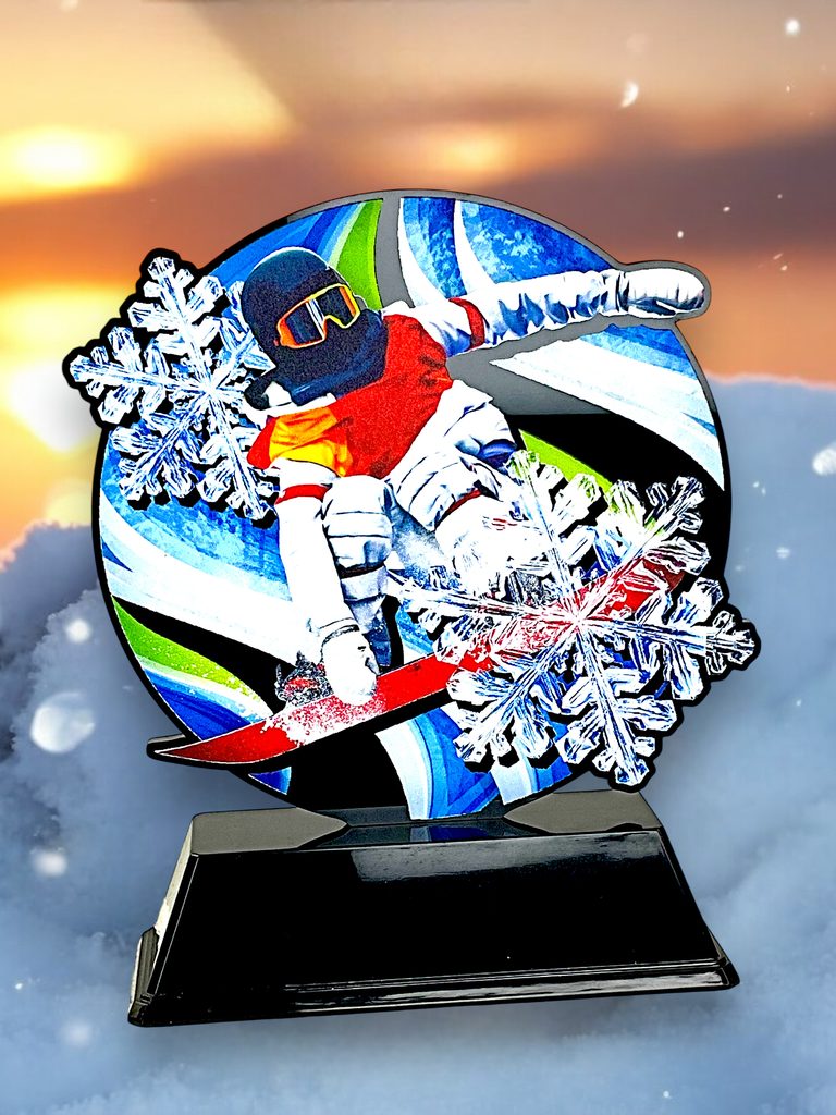 Akrylátová trofej FABM45 | Snowboard