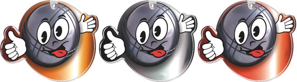 Akrylátová medaile MDA0011M8 | Petanque
