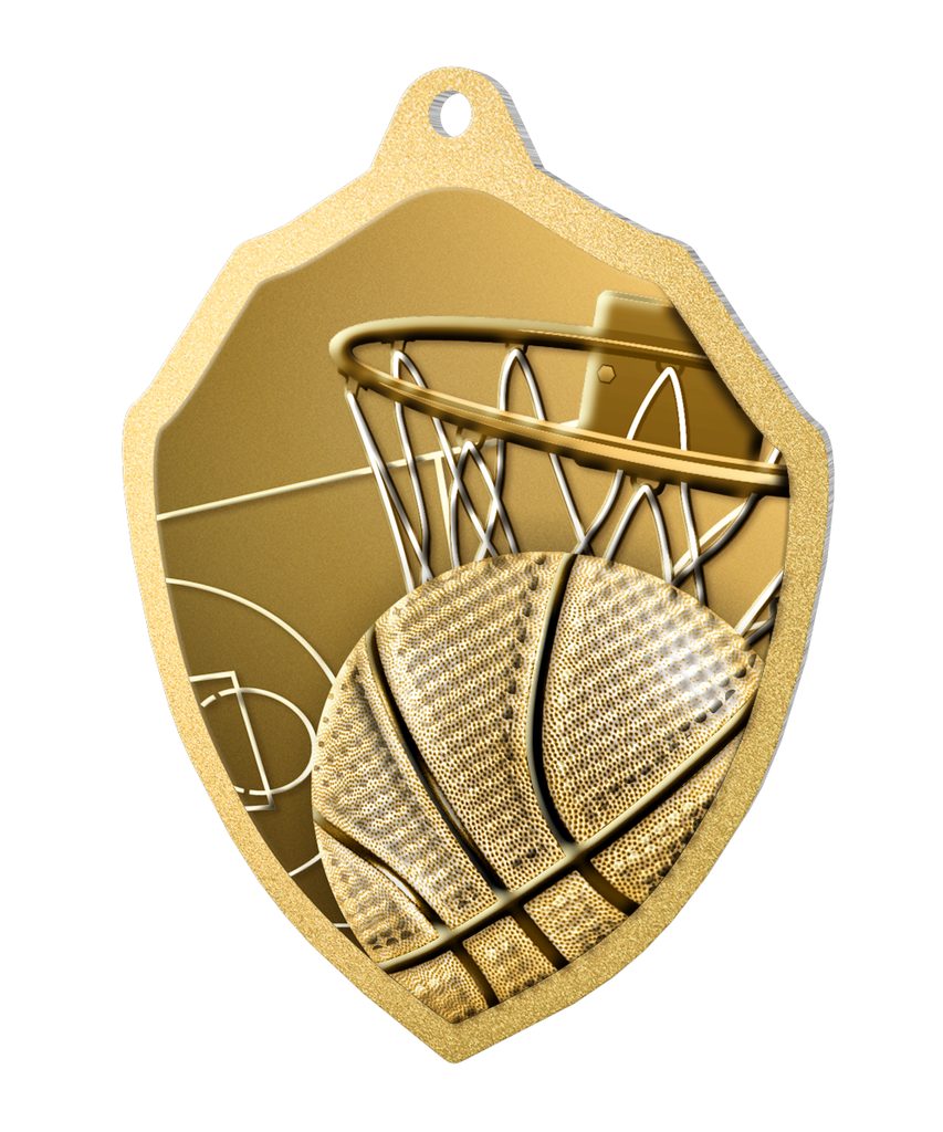Kovová medaile MDMR02M03 | Basketball