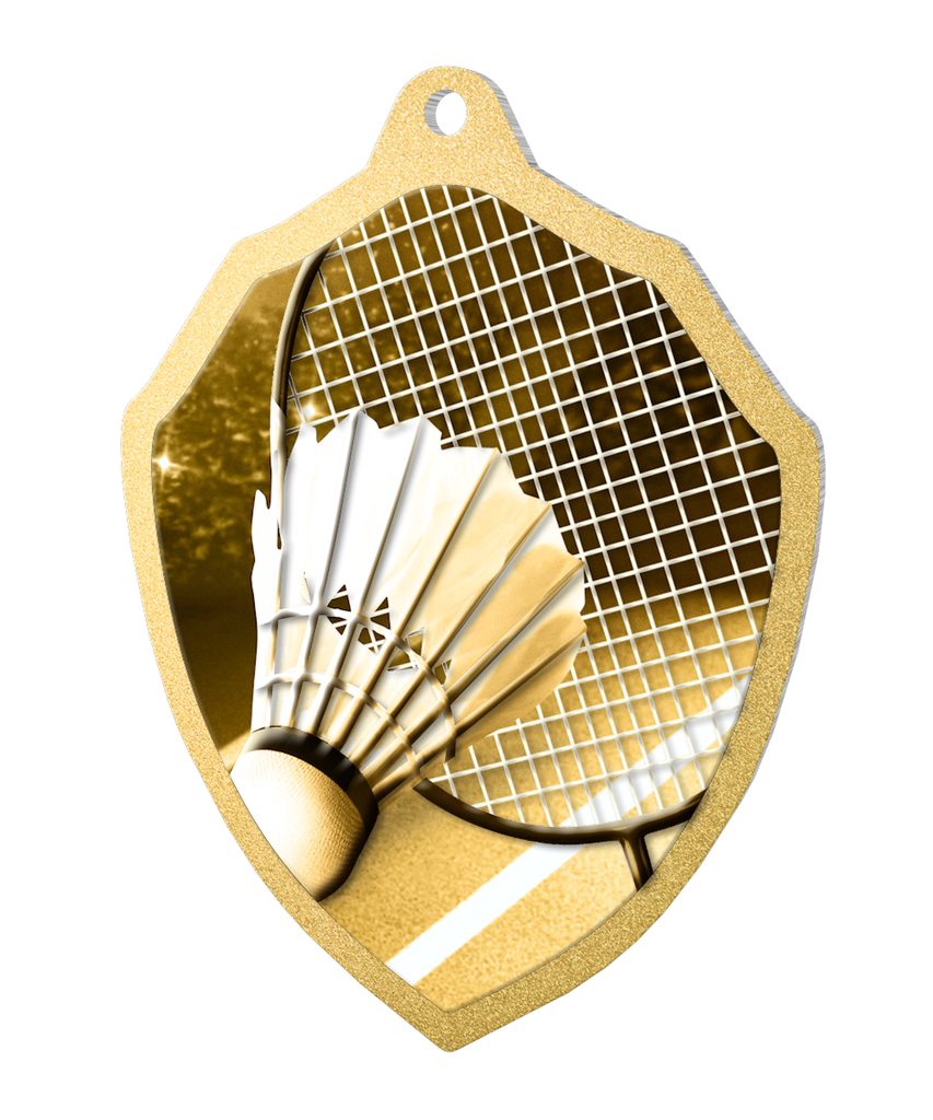 Kovová medaile MDMR02M09 | Badminton