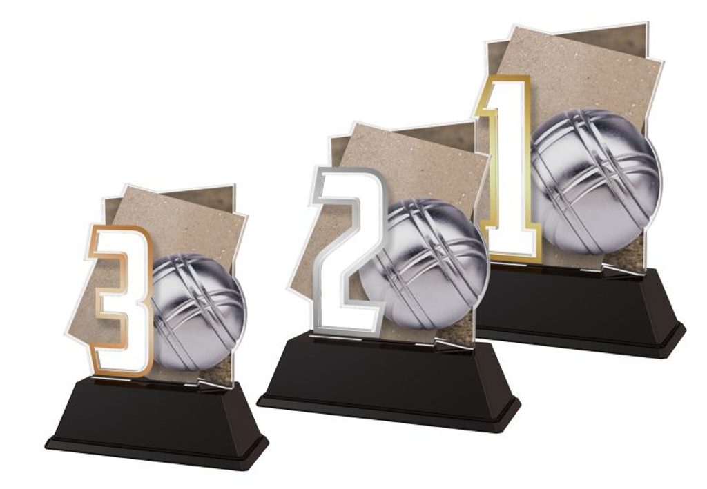 Akrylátová trofej NCUF001M15 | Petanque