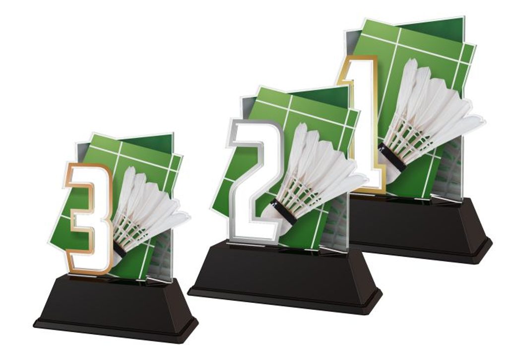 Akrylátová trofej NCUF001M2 | Badminton