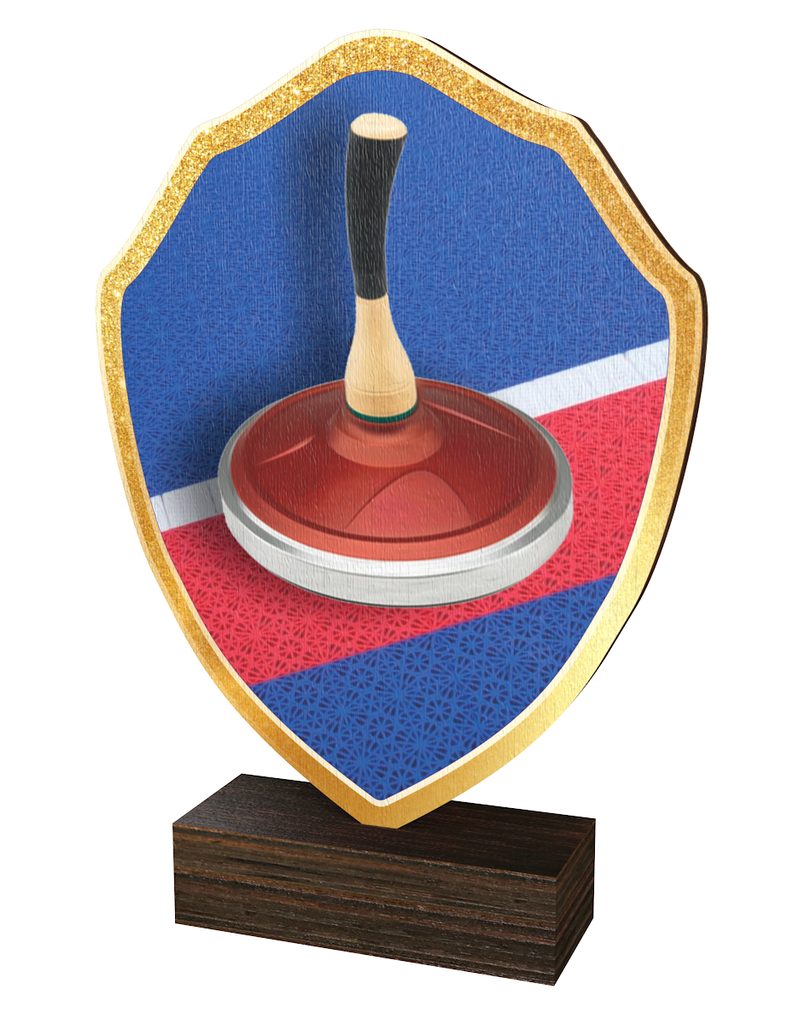 Dřevěná plaketa TFRW360 | Eisstock