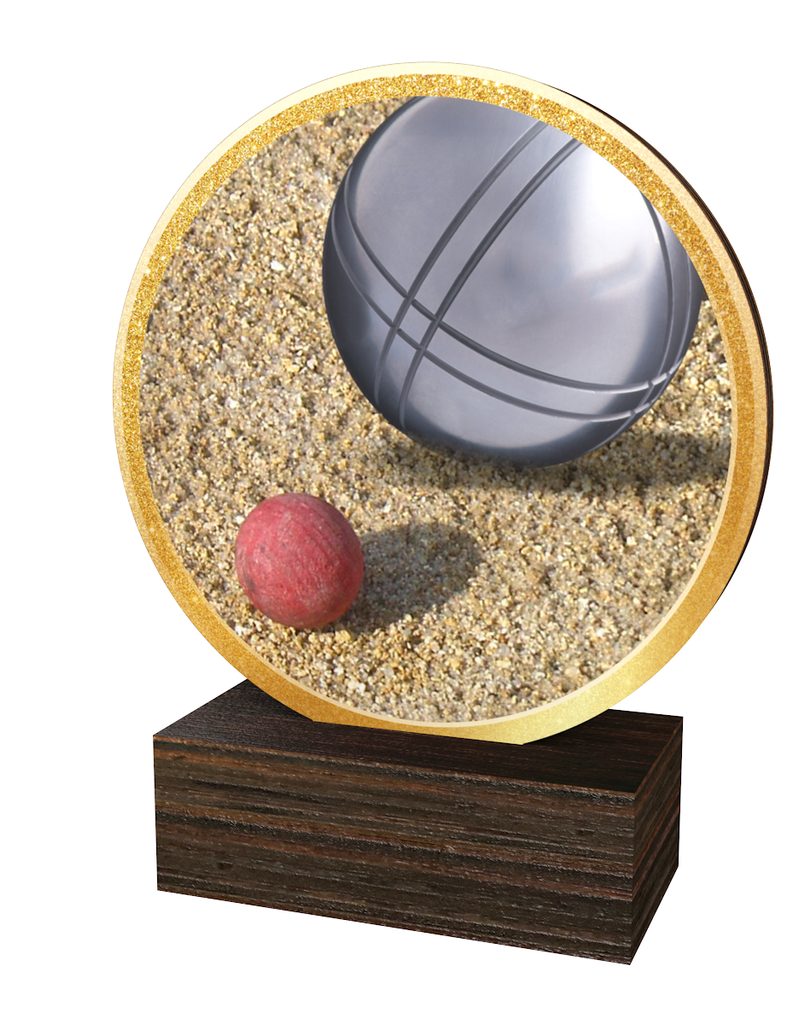 Dřevěná plaketa TFRW888 | Petanque